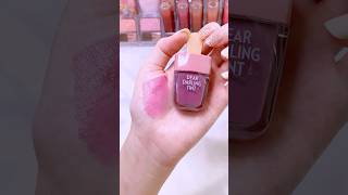 Popsicle lip tint 🍇 Etude Dear Darling Water Gel Tint in PK004 kbeauty liptint lipgloss etude [upl. by Oriel387]