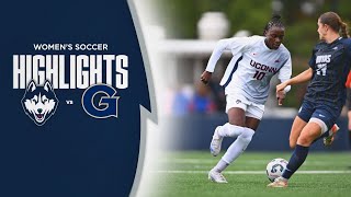 HIGHLIGHTS  UConn Womens Soccer vs Georgetown [upl. by Sari761]