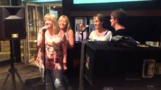 Girls night out its raining men karaoke March 7th 2015 [upl. by Lulu]