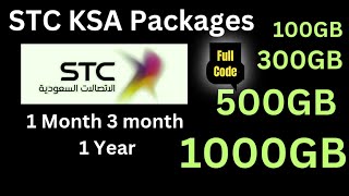 STC internet Packages  stc offers prepaid  stc packages monthly [upl. by Gaylene977]