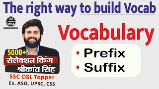 The right way to build Vocab  Vocabulary Prefix amp Suffix Offline Class by Srikant Sir english [upl. by Myrtia354]