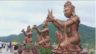 Exploring Ngong Ping Village Big BuddhaHk [upl. by Pitts831]