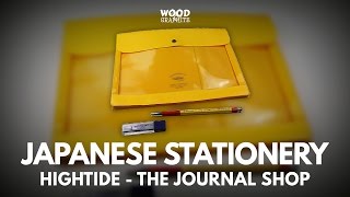 Japanese Stationery  Hightide amp The Journal Shop  ✎WampG✎ [upl. by Eelahc702]