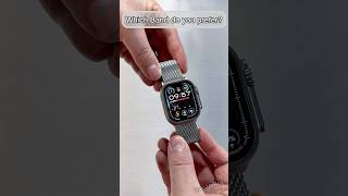 Apple Watch Ultra 2 Titanium Milanese Loop or Panel Strap shorts trending apple video short [upl. by Daria]