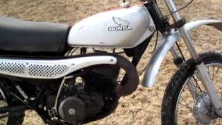 1975 Honda MT250 Elsinore 250 [upl. by Kaile]