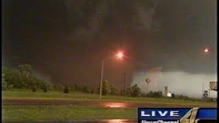 May 3 1999 Tornado  KFOR Live Coverage [upl. by Airahs541]