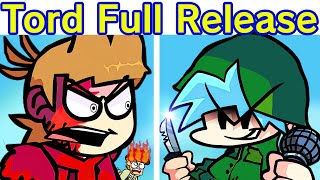 Friday Night Funkin VS Tord Red Fury FULL RELEASE  Cutscenes FNF Mod EddsworldTomEddMatt [upl. by Enelkcaj901]