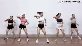 10 Min Aerobic Dance Fitness For Lose Weight  SU AEROBIC FITNESS [upl. by Alauqahs]