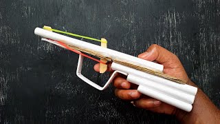 Rubber Band Gun  How To Make Rubber Band Gun With Paper  Rubber Band Gun Easy [upl. by Cameron951]