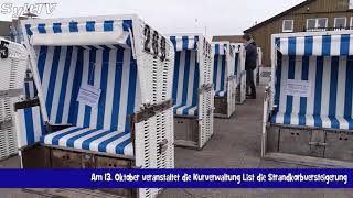 Strandkorbversteigerung in List auf Sylt [upl. by Gardiner996]