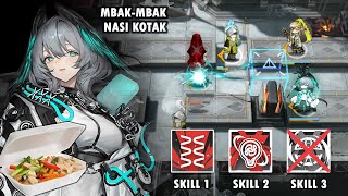 Arknights Hoolheyak 1st and 2nd Skill Experience [upl. by Airalav270]