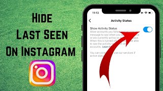 How to Hide Your Last Seen On Instagram 2024  Instagram Last Seen Hide iPhone [upl. by Siuoleoj]