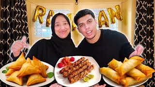 Ramadan Preparations Samosas Spring Rolls amp Kebabs Recipe [upl. by Nehcterg158]