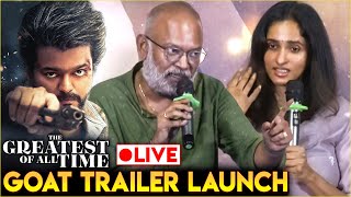 🔴LIVE GOAT Trailer Launch  Thalapathy Vijay  Venkat Prabhu  Archana Kalpathi  Yuvan [upl. by Laikeze]