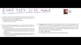 EVAU 2024 Madrid CCSS Parte II [upl. by Richlad]