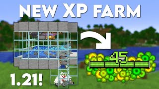 The PERFECT Minecraft 121 XP Farm  Never Leave Again Bedrock [upl. by Herbert]