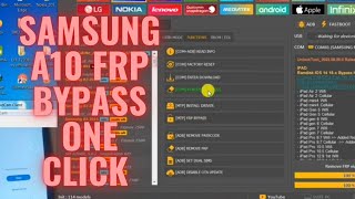 Samsung A10 SMA105f Frp Bypass  One Click  Android 9101112  with Unlock Tool 2024 [upl. by Coshow]