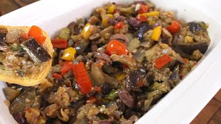 CAPONATA DE BERINJELA na Panela  Para sua CEIA DE NATAL Fácil e Deliciosa [upl. by Annaxor373]