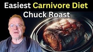 Easy Chuck Roast  Carnivore Diet Simple Slow Cooker Recipe [upl. by Einafats]