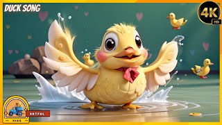 Quack Along with Ducky A Splashy Adventure for Little Ones 🦆💧  Fun Duck Song 🎶 [upl. by Nonnaihr]