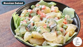 Russian Salad Recipe  Restaurant Style Russian Salad Recipe  The Terrace Kitchen [upl. by Scottie]