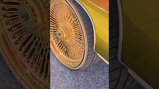 1971 Chevy impala vert on all gold Daytons donkday vert chevy impala 1971 daytons [upl. by Kamillah]