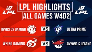 LPL Highlights ALL GAMES Week 4 Day 2  LPL Summer Split 2024 [upl. by Aronson]