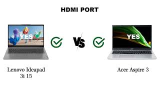 Lenovo Ideapad 3i 15 vs Acer Aspire 3 [upl. by Colbye]