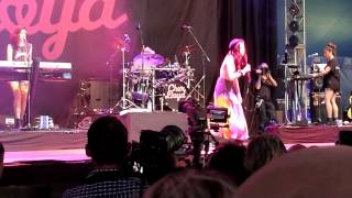 Cher Lloyd  Part 1 Live V Festival 2012 Piss bottles thrown HD [upl. by Nitsoj427]