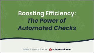 Boosting Efficiency The Power of Automated Checks [upl. by Eanehs358]