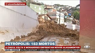 Petrópolis buscas pelo Morro da Oficina foram retomadas [upl. by Vaientina776]