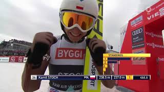 Skifliegen Vikersund 2017 Kamil Stoch 2370m FULL HD [upl. by Berglund]