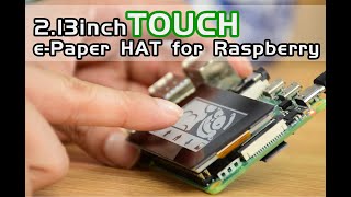 Waveshare 213inch Touch EPaper Display For Raspberry Pi250×122 Pixels BlackWhite SPI Interface [upl. by Roda]