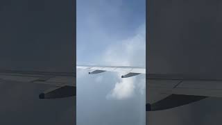 Cumulonimbus cloud  heavy turbulence cloud flight sky [upl. by Ailel]