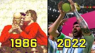 Evolution of FIFA World Cup Games 19862022 [upl. by Elehcim]