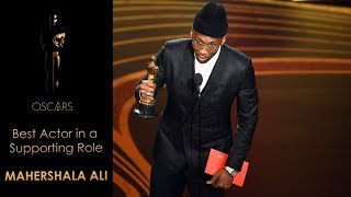 MAHERSHALA ALI Oscar for Best Actor In A Supporting Role 2019 [upl. by Slrahc]