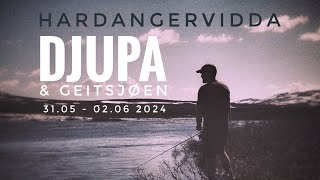 Djupa amp Geitsjøen  innover Hardangervidda for å fiske i Djupa 31050206 2024 [upl. by Beetner]