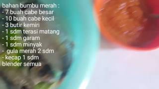 RESEP IKAN BAKAR TEFLON BUMBU MERAH [upl. by Ilehs]