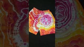 Geode Lava Shorts  Tie Dye Reveal [upl. by Timotheus]