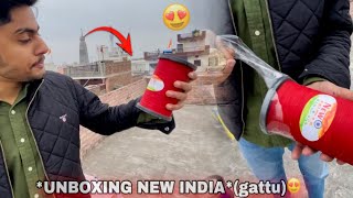 UNBOXING😍 New indiagattu🔥flying big kites 🪁 desi patangbaazi 😍 monokite vs monofillgold [upl. by Gunnar]