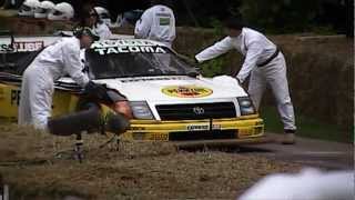 Rod Millens Toyota Tacoma Pikes Peak Goodwood Festival of Speed 2012 [upl. by Oecam]