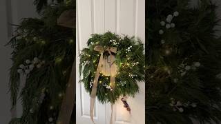 christmas wreath alliwantforchristmasisyou merrychristmas christmassongs homedecor [upl. by Elianore]