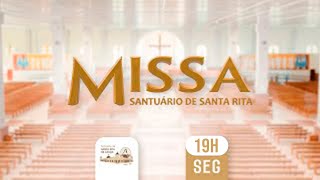 AO VIVO SANTA MISSA  SANTUÁRIO DE SANTA RITA DE CÁSSIA 19H 25112024 [upl. by Nich]