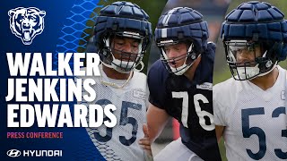 Walker Jenkins Edwards on competing at the highest level  Chicago Bears [upl. by Illa89]