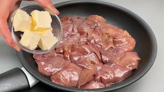 Wird in 1 Minute gegessen Dieses Rezept mit Hühnerleber hat Hunderte von Hausfrauen erobert [upl. by Willis]