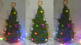 how to make a Christmas Tree using natural materials 🎄DIY Christmas tree [upl. by Assirehc]