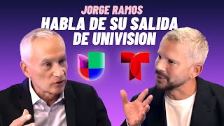 JORGE RAMOS SALE DE UNIVISIÓN “La idea del retiro se me complica” 😱 Cara a Cara con Rodner Figueroa [upl. by Jandy837]