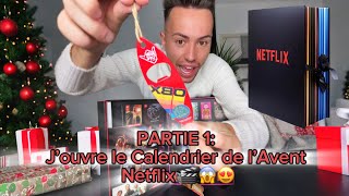 Partie 1 J’ouvre le Calendrier de l’Avent Netflix 🎬😱😍 [upl. by Haerb]