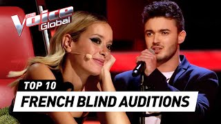 Unexpected FRENCH Blind Auditions on The Voice [upl. by Hannavas496]