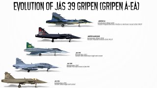 Evolution of JAS 39 Gripen From Gripen AEA [upl. by Teevens191]